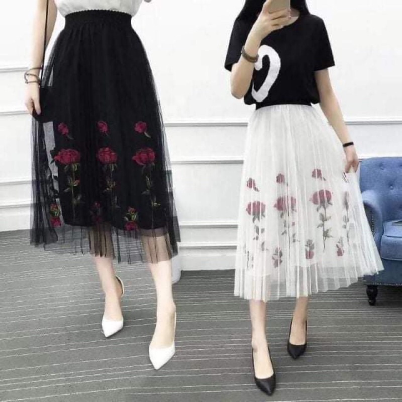 Chân váy lưới tu tu (hình thật kế bên)