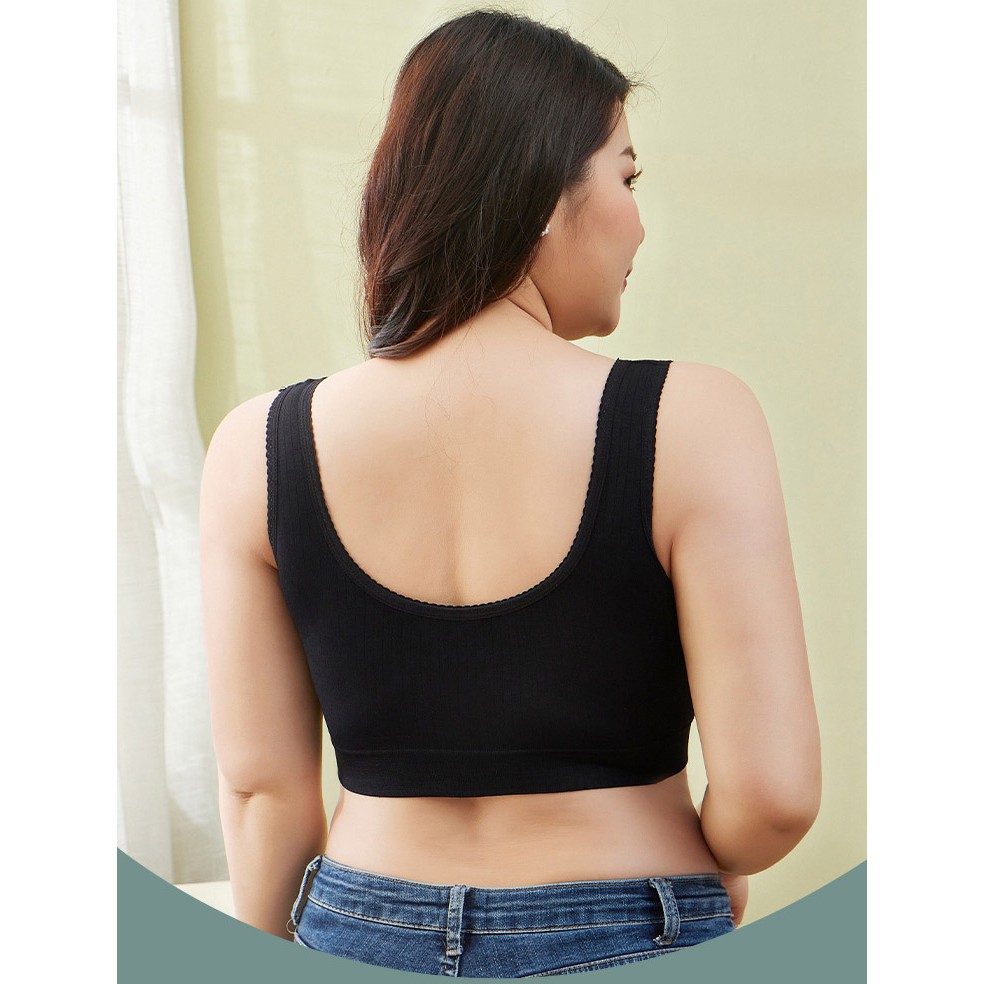 Áo Tập Gym Yoga Bra Big Size Nút Cài Trước Croptop