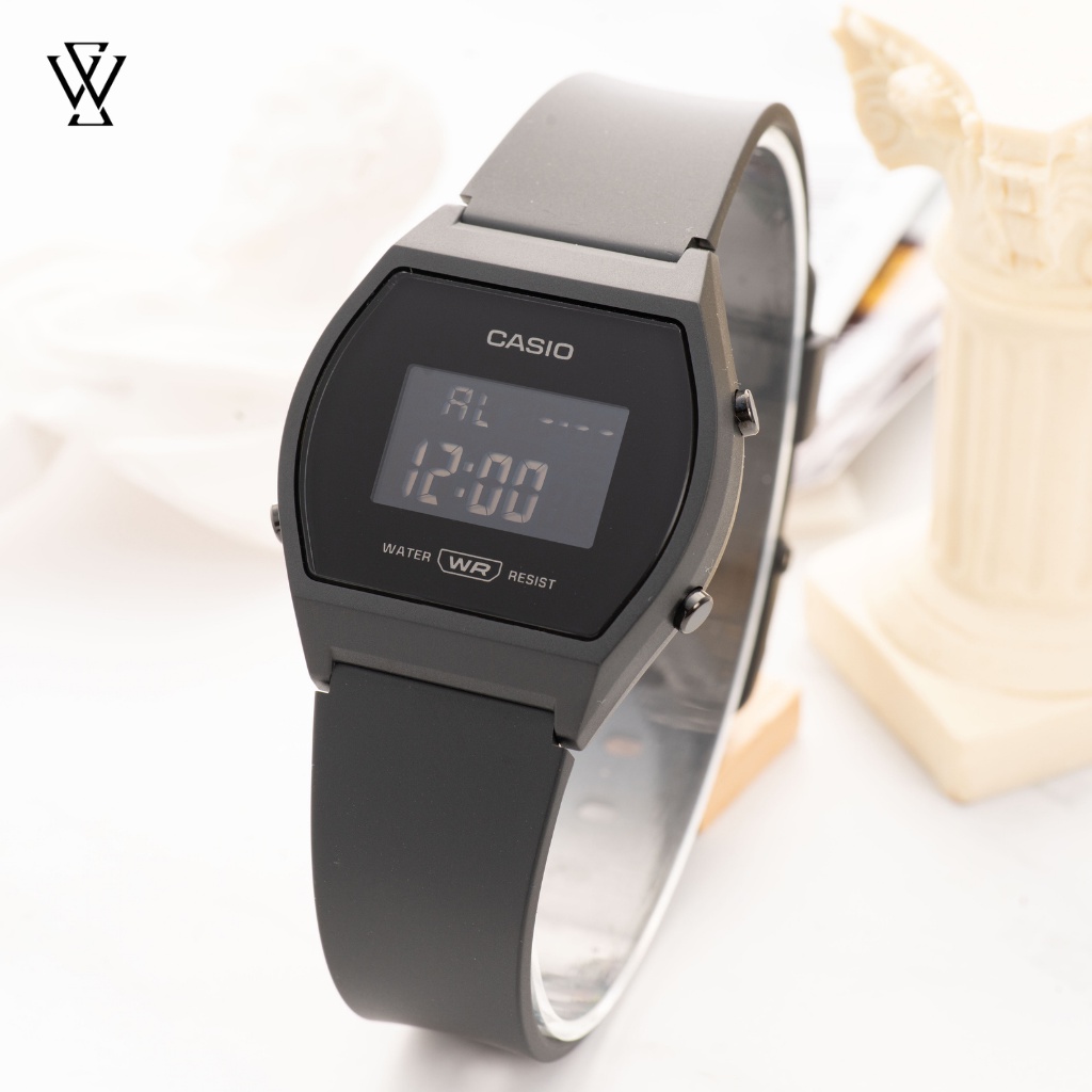 Đồng Hồ Điện Tử Unisex Casio WATCHSTORE LW-204-1BDF Thiết Kế Mặt Kính Nhựa 35mm, Dây Đeo Và Vỏ Nhựa Bền Bỉ
