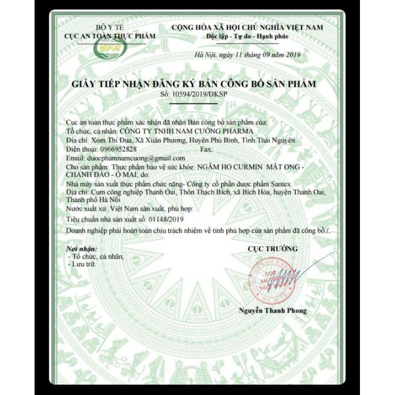 Ngậm Ho Curmin Ô Mai Chanh Đào Mật Ong giúp giảm đau họng, bổ phế, giảm ho