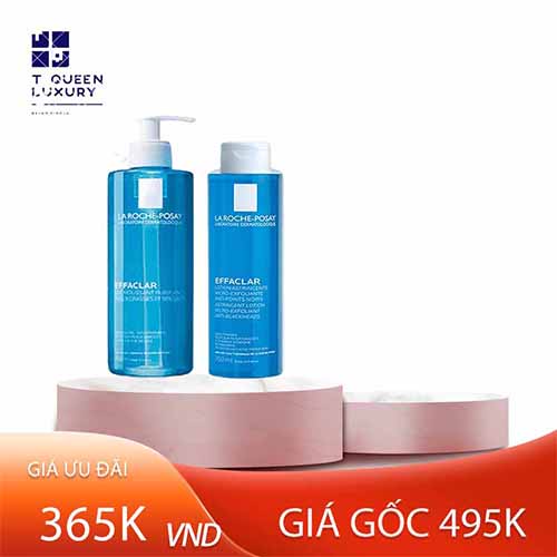 💯 ( Chính Hãng ) La Roche-Posay Sữa Rửa Mặt Dạng Gel Tạo Bọt Cho Da Dầu và Nhạy Cảm La Roche-Posay Effaclar 400ml