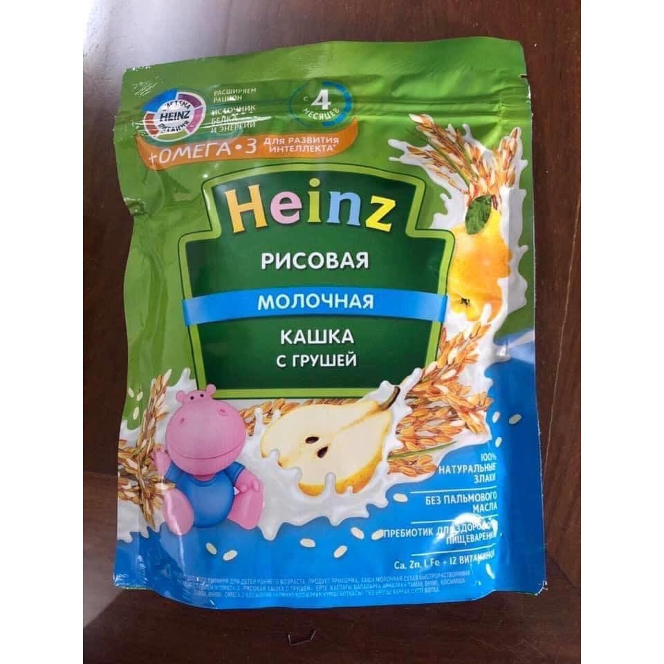 Bột ăn dặm Heinz Nga gói 200g đủ vị cho bé từ 4 tháng