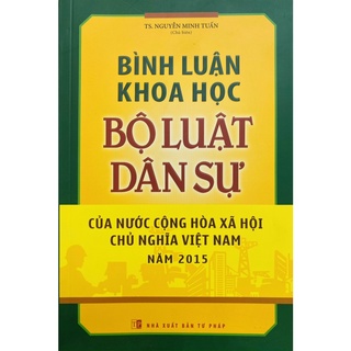 Sách-bình luận khoa học bộ luật dân sự của nước cộng hòa xã hội chủ nghĩa việt nam năm 2015
