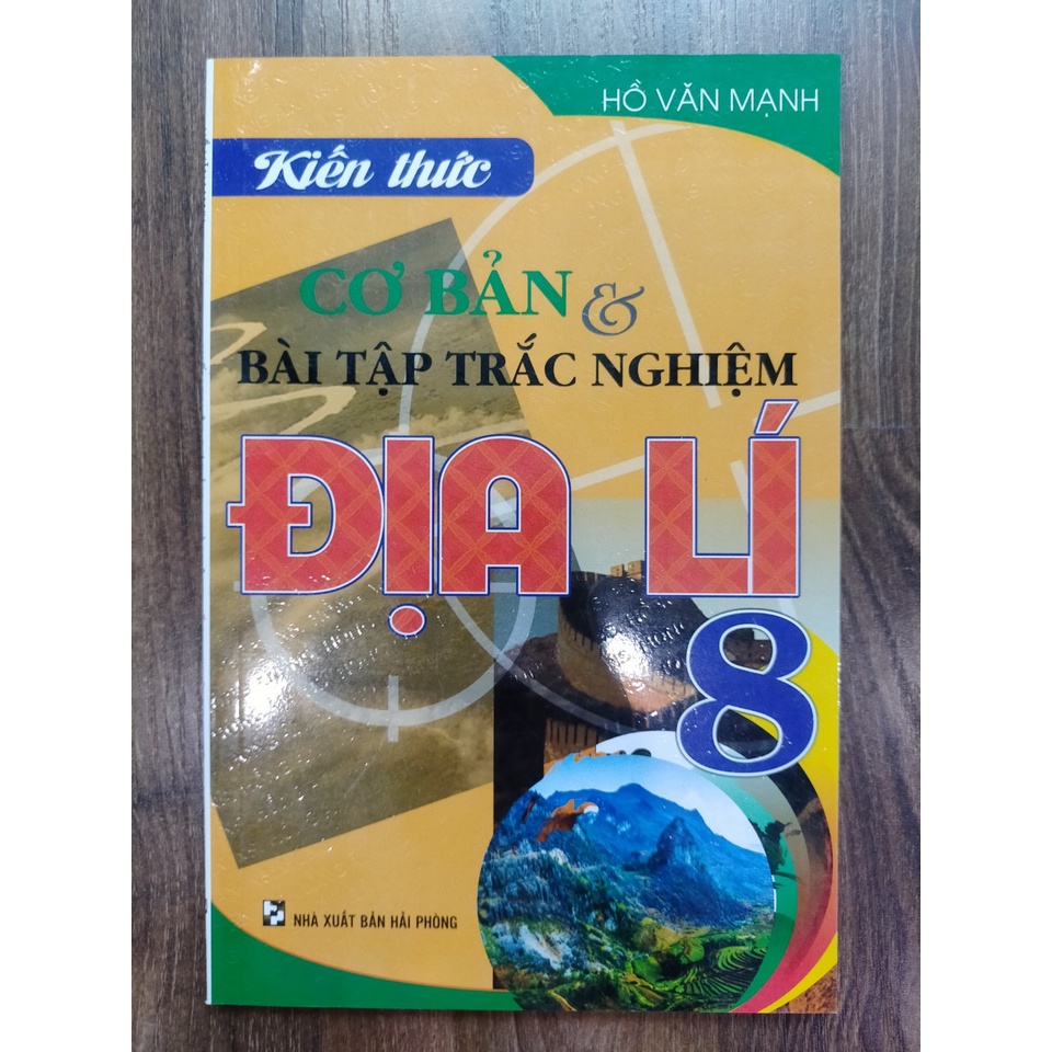 Sách - Kiến thức cơ bản và bài tập trắc nghiệm Địa Lí 8