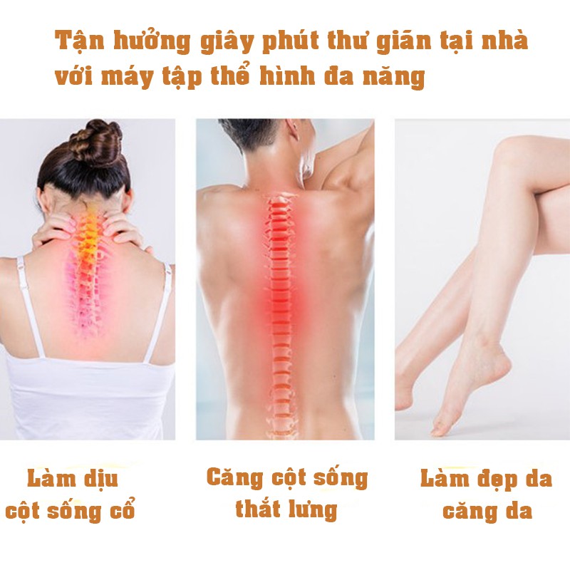 Máy tập thể hình đa năng nhiều tư thế tại nhà, dụng cụ tập cơ bụng, cơ tay, eo thon, thư giãn cột sống, bibi shop