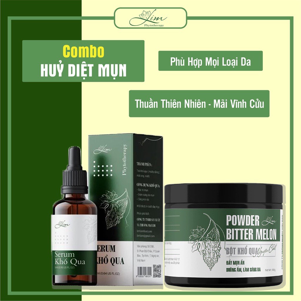 Combo hủy diệt mụn khô qua lim.