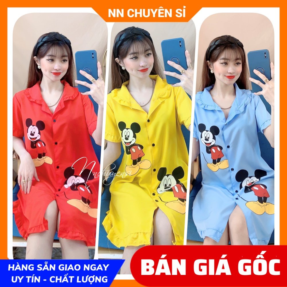 Đầm kate in hình cực xinh ⚡Ảnh thật⚡ D860