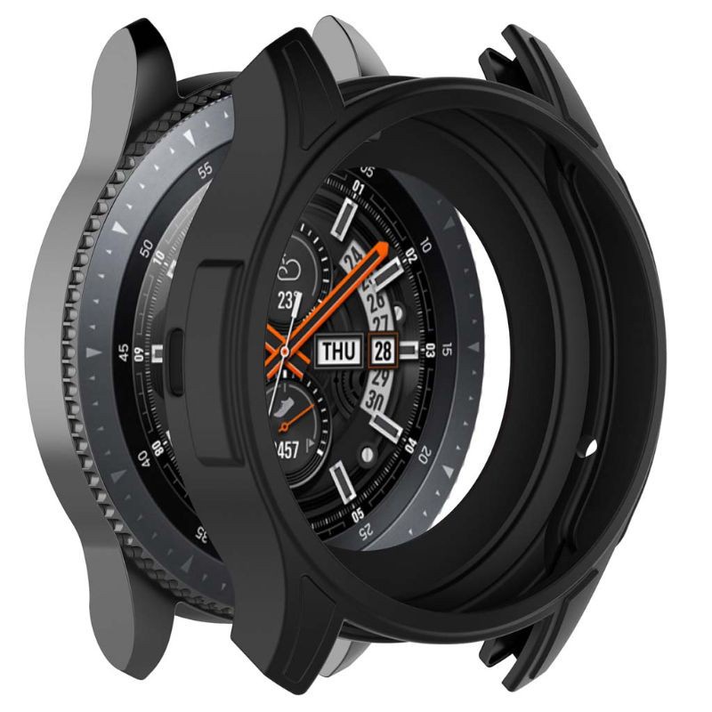 Vỏ Silicone Mềm Bảo Vệ Cho Đồng Hồ Samsung Galaxy Watch 46mm Gear S3 Frontier Lidu1