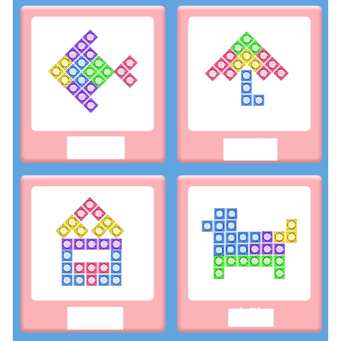 Bộ game xếp hình TETRIS MAGIC cải tiến 2in1 !