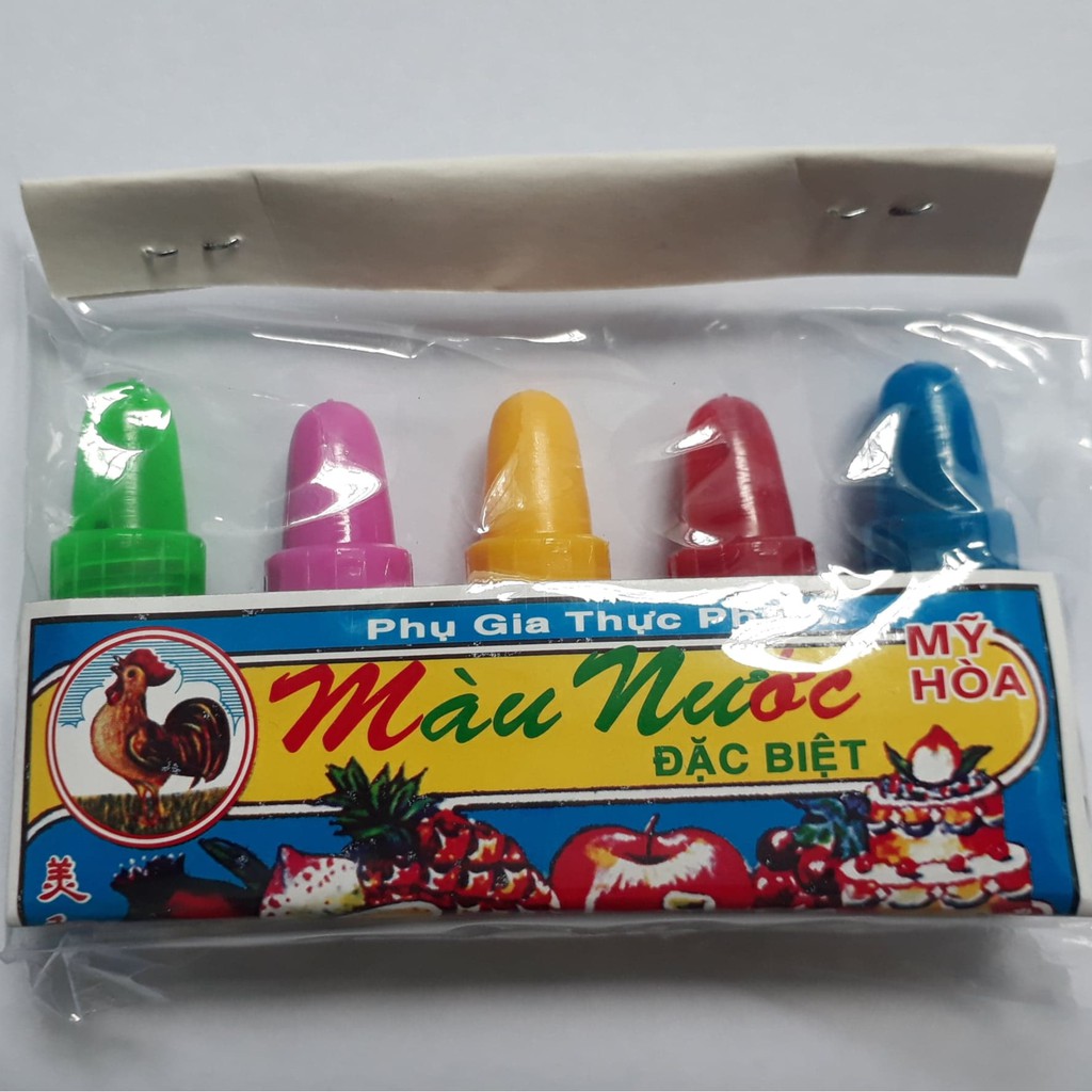 Lốc 5 màu thực phẩm