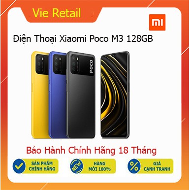 Điện thoại Xiaomi POCO M3 (4G/128GB) – Hàng chính hãng