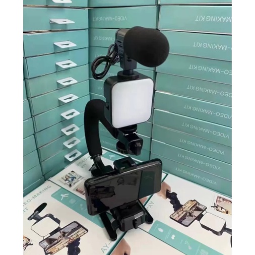 GIMBAL AY-49U, GẬY 3 CHÂN AY-49, TAY CẦM QUAY PHIM CHỐNG RUNG GẮN MÁY ẢNH, ĐIỆN THOẠI, CAMERA ĐA NĂNG