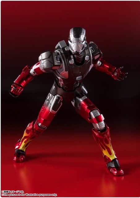 [Order báo giá] Mô hình chính hãng Shf Iron man Mk22 - Hotrod tỷ lệ 1/12 của Bandai