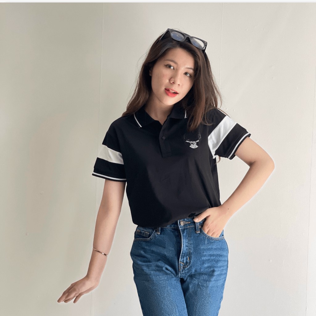 ÁO THUN NAM NỮ TAY NGẮN , LOGO IN THÊU CỰC ĐẸP , SIÊU CHẤT CHO CÁC BẠN TRẺ HK