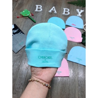 Mũ cotton đội đầu che thóp cho trẻ sơ sinh