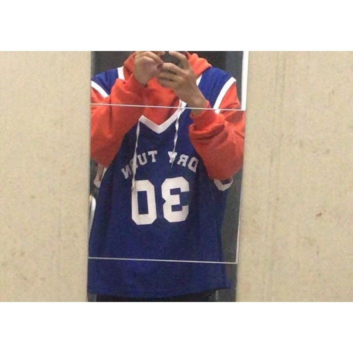 Áo hoodie nam giả 2 lớp áo bóng rổ mùa đông style hiphop cho nam