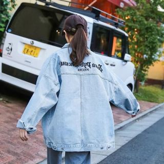 Áo khoác jeans thêu