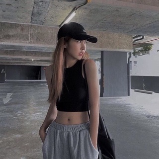 Áo ba lỗ nữ form croptop ôm dáng chất thun Borip mềm mịn basic - A0103
