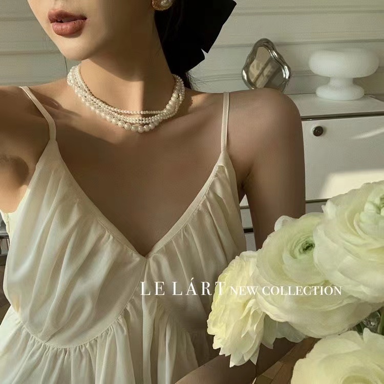 SUXI Áo Kiểu Chất Chiffon Cổ Chữ V Phối Bèo Thiết Kế Thanh Lịch