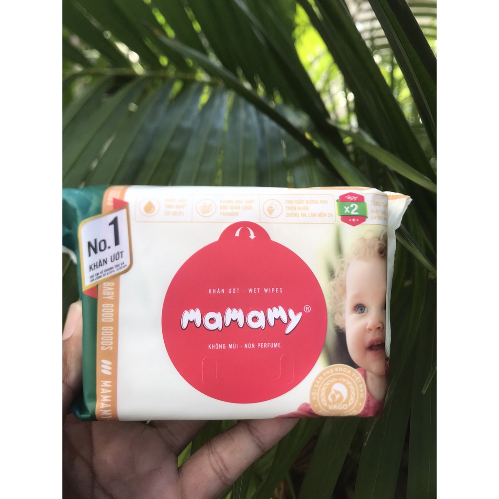 Combo 10 gói khăn ướt Mamamy 30 tờ