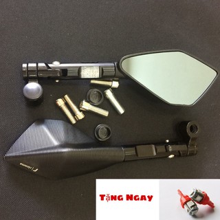 Gương 5 cạnh Rizoma Hàng đẹp full hộp+ Tặng kèm đôi đèn led