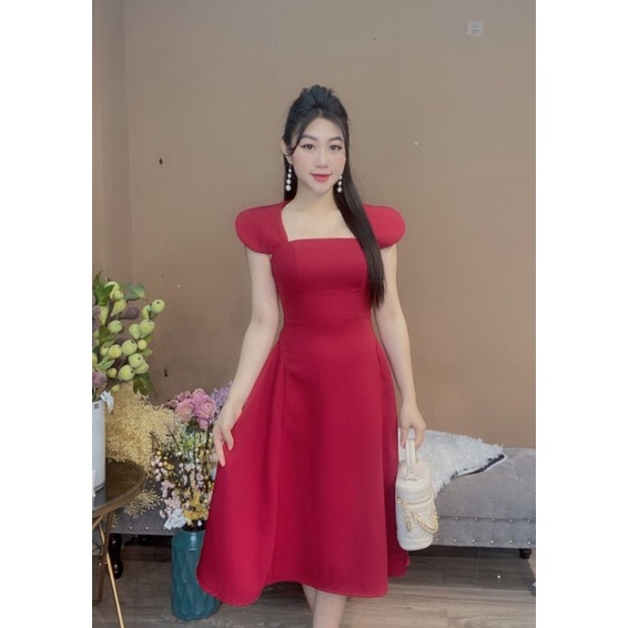 Đầm xòe dập dờn Monoco