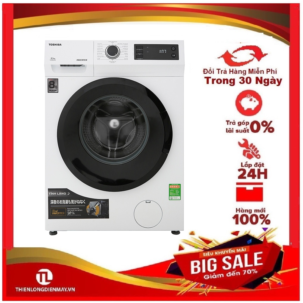 Máy giặt Toshiba Inverter 8.5 Kg TW-BK95S2V(WK)