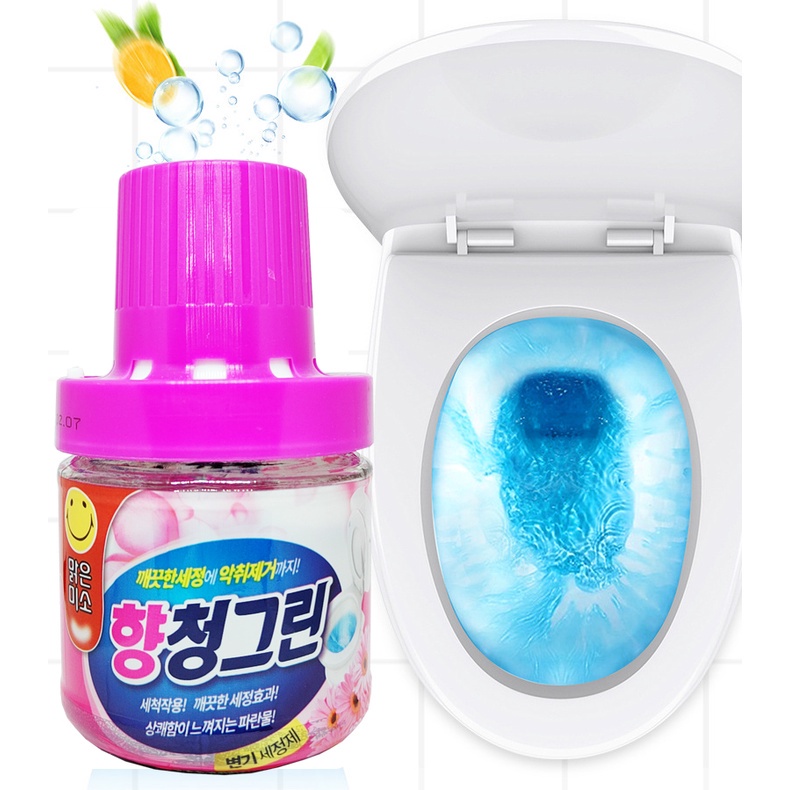 [BỘ 2] Lọ Thả Bồn Cầu - Cốc Thả Bồn Cầu Hàn Quốc - Tẩy Toilet - Khử Mùi Toilet - Diệt Khuẩn, Sạch Bệ Xí, Thơm - DUHALI