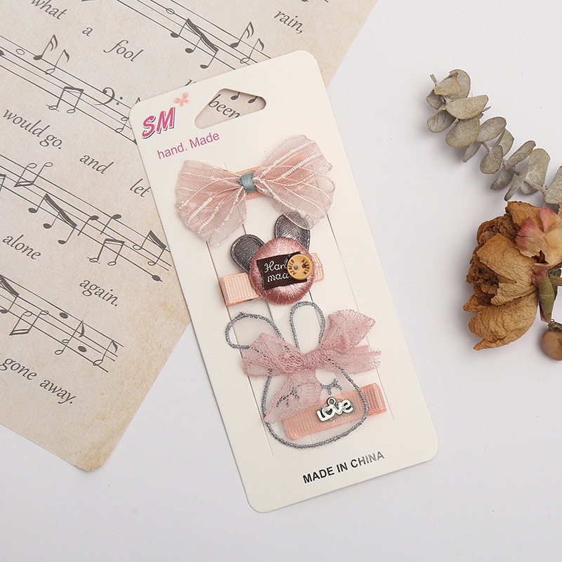 Kẹp tóc nhiều mẫu xinh xắn đáng yêu cho bé gái