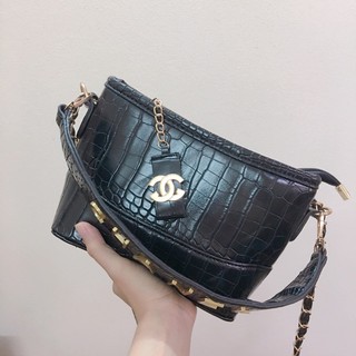 (Giá Sỉ)Túi Hobo vân rắn da bóng cực sang
