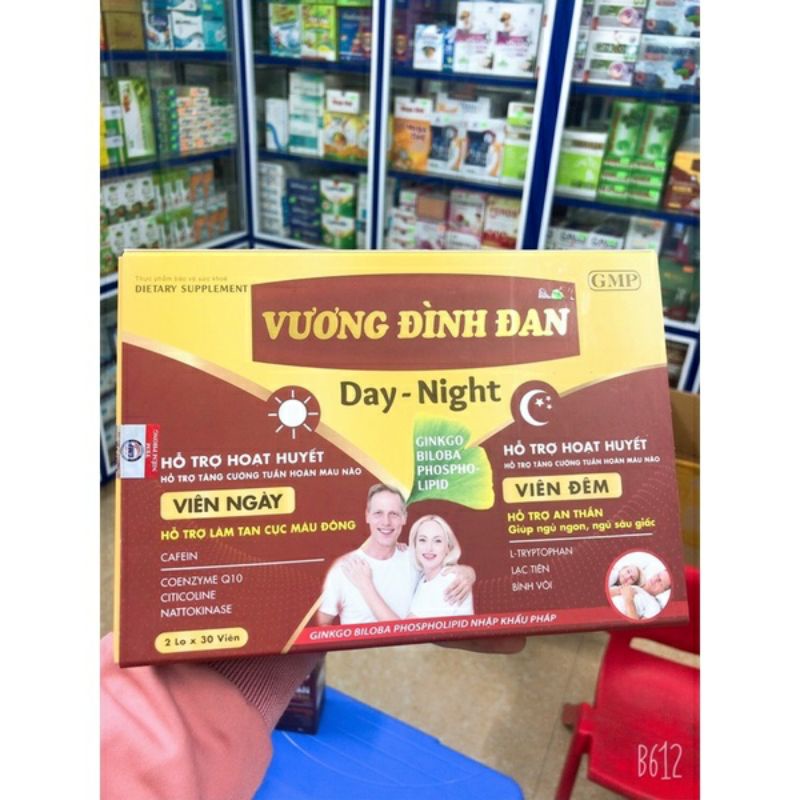 Viên uống bổ não Vương Đình Đan - Hỗ trợ hoạt huyết, giảm căng thẳng , đau đầu