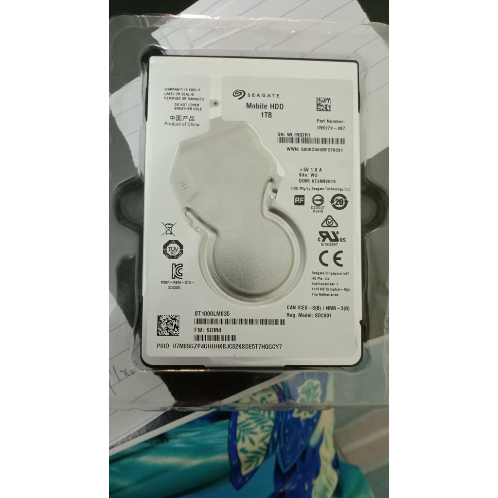 HDD Seagate Mobile ST1000LM035 1TB 5400RPM 2.5" SATA Laptop Hard Drive 1RK172-287
