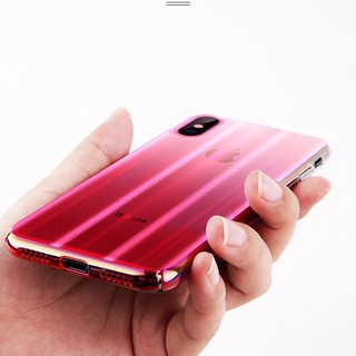 [TẶNG CƯỜNG LỰC] ỐP LƯNG IPHONE X BASEUS AURORA CHÍNH HÃNG