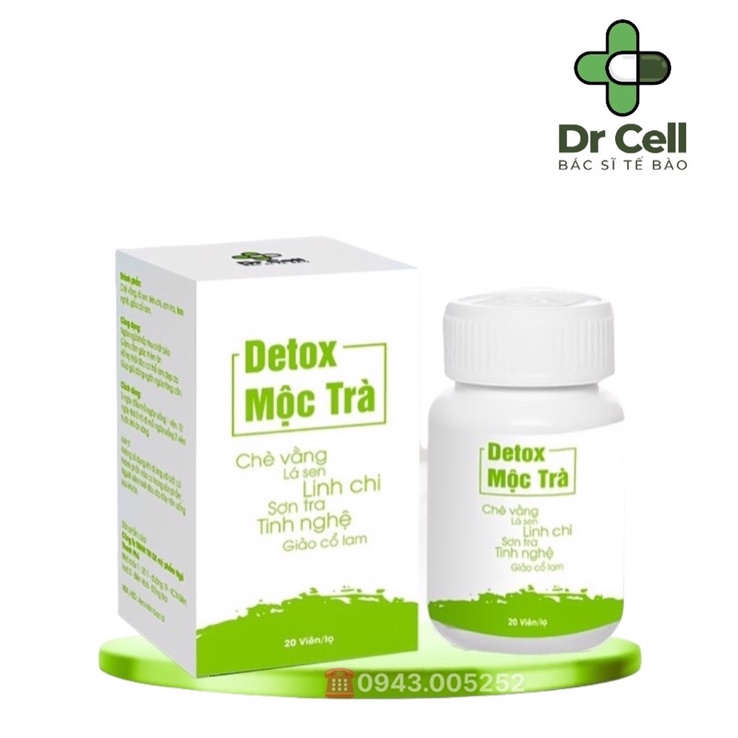 Detox Xổ Mỡ Mộc Trà DR CELL lọ 10 viên/20 viên