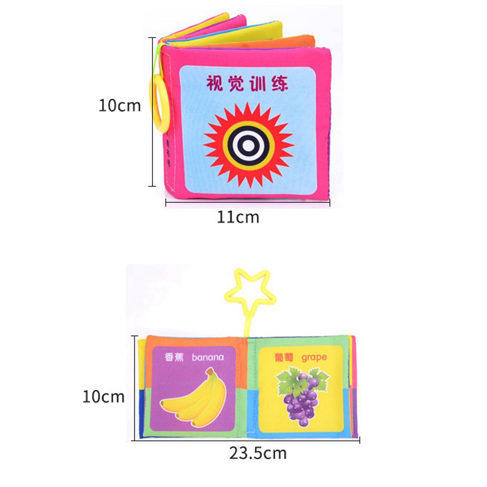 Sách Vải Mềm Có Âm Thanh Giáo Dục Sớm Cho Bé