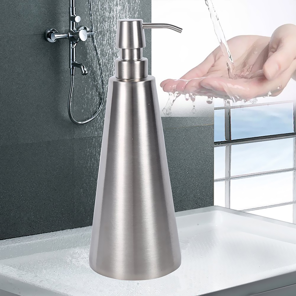 Bình Đựng Xà Phòng Dạng Nhấn Bằng Thép Không Gỉ 14 Loại Tùy Chọn