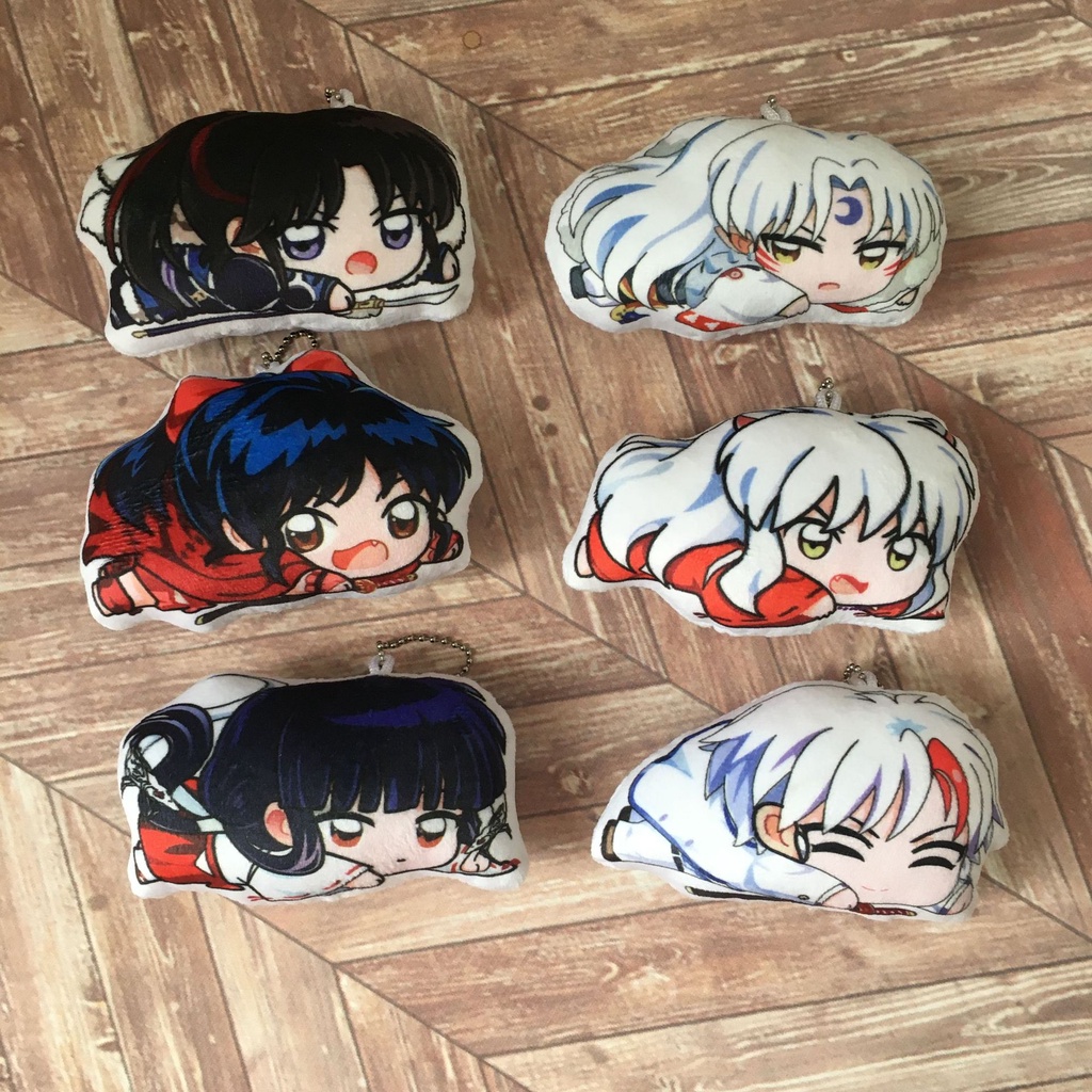 Gối Ôm Nhồi Bông Hình Inuyasha Sesshoumaru Towa Đáng Yêu