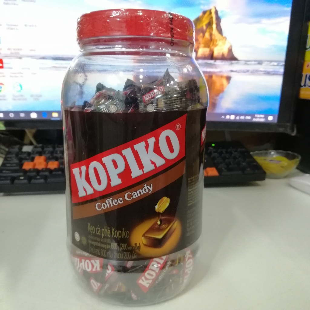 Kẹo Cà Phê Kopiko Coffee Candy (Hủ 600g)