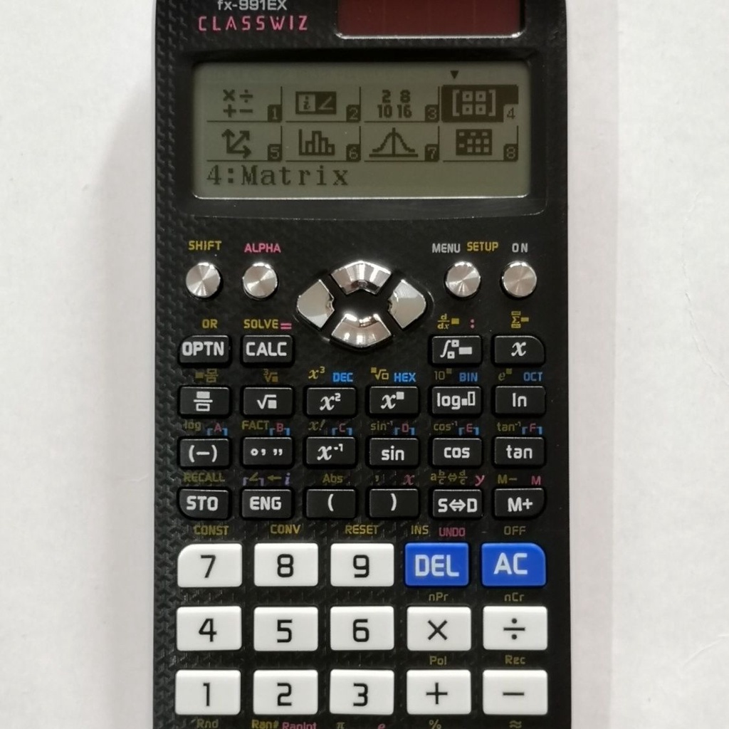 Máy Tính Bảng Fx-991EX Phiên Bản Tiếng Anh 552 Chức Năng Khoa Học