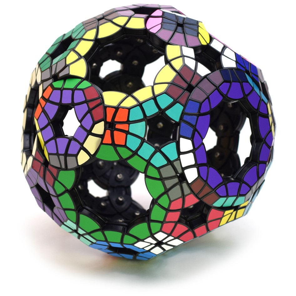 Đồ chơi Rubik biến thể Void Truncated Icosidodecahedron (pre-assembled &amp; stickered)-NS-CB3617