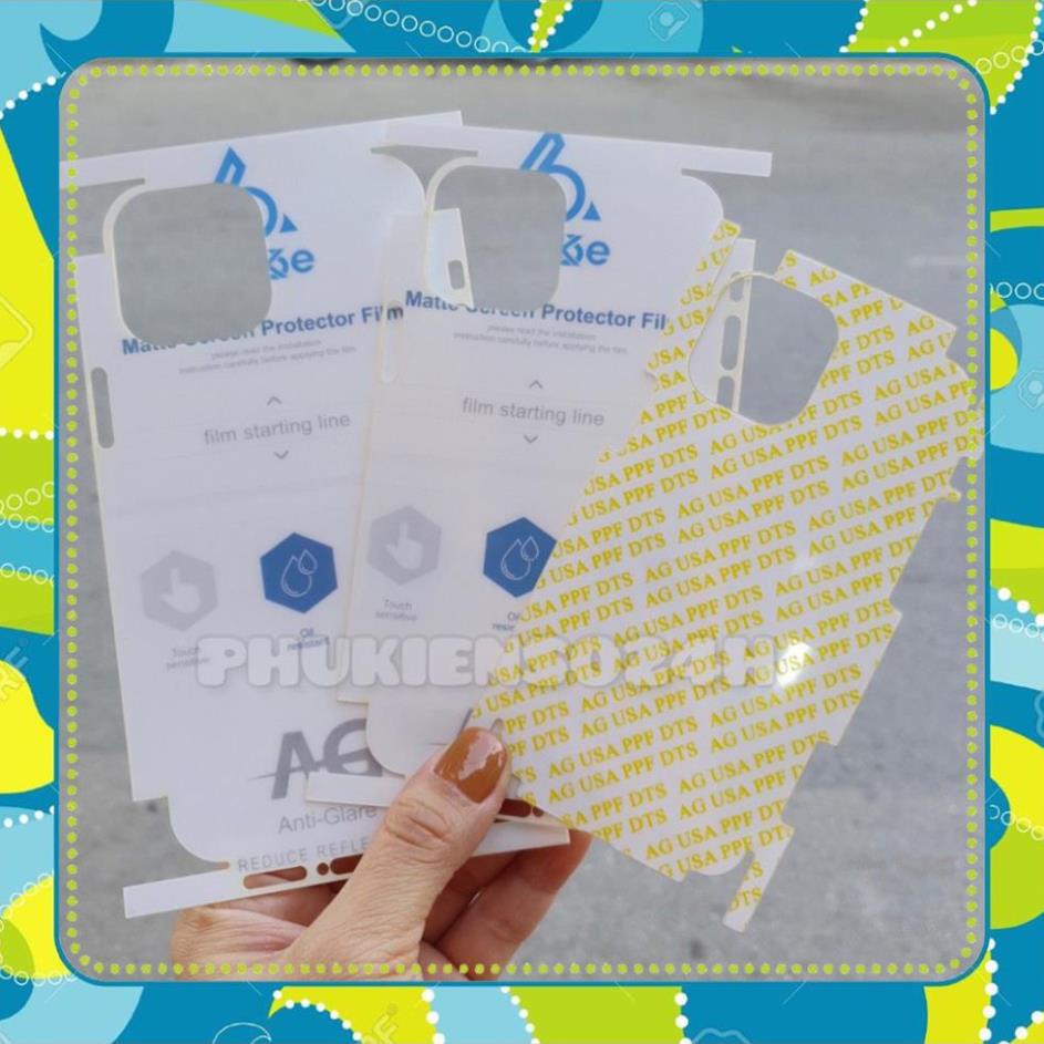 Miếng dán PPF Mỹ Xịn Full viền mặt sau cho iPhone 13pro / 13 pro max