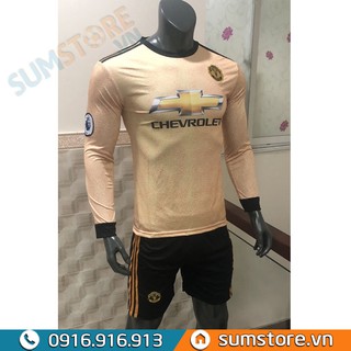 Đồ Đá Banh Dài Tay  - CLB MU Sân Khách Đồng 2019
