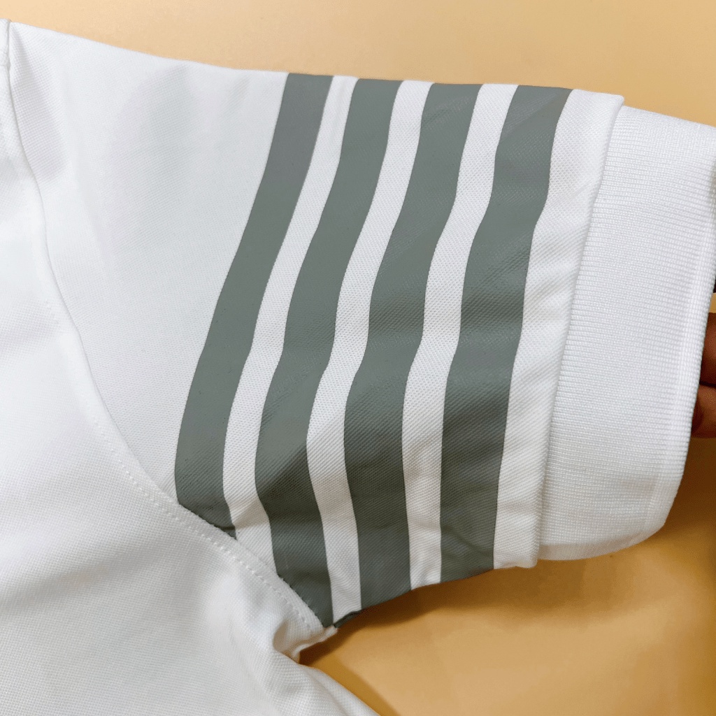 ÁO THUN NAM CHÂT LIỆU THUN CÁ SẤU CAO CẤP CỔ BẺ PHỐI SOC TAY THỜI TRANG