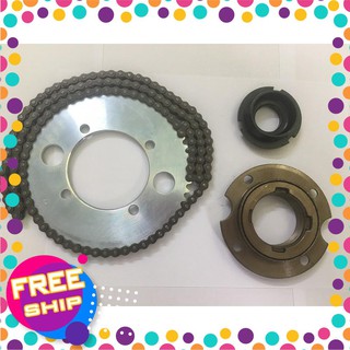 Trọn bộ nhông đĩa xích líp chế gắn xe đạp