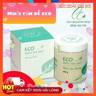Combo 2 muối tắm bé Sinh Dược Eco - 400g/hũ-GIẢM MẨN NGỨA, RÔM SẢY, AN TOÀN TUYỆT ĐỐI CHO TRẺ SƠ SINH, MẸ AN TÂM CHĂM BE