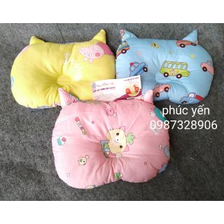 GỐI LÕM SƠ SINH  BẰNG VẢI VÀ BÔNG CHO BÉ (SP000633)