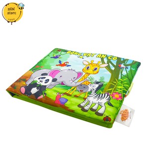 Sách vải cho bé chủ đề Động vật ăn cỏ giúp trẻ làm quen, khám phá các loài động vật ăn cỏ
