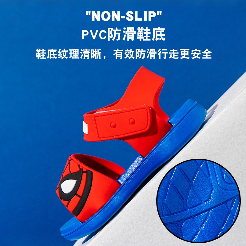 Xăng đan Đế Mềm Chống Trượt Hình Người Nhện Marvel Thời Trang 2023 Cho Bé Trai