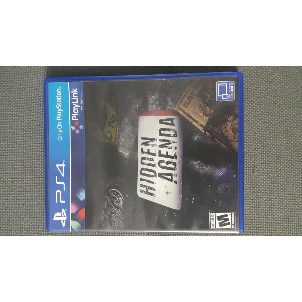 Đĩa game PS4 Hidden Agenda hộp đầy đủ