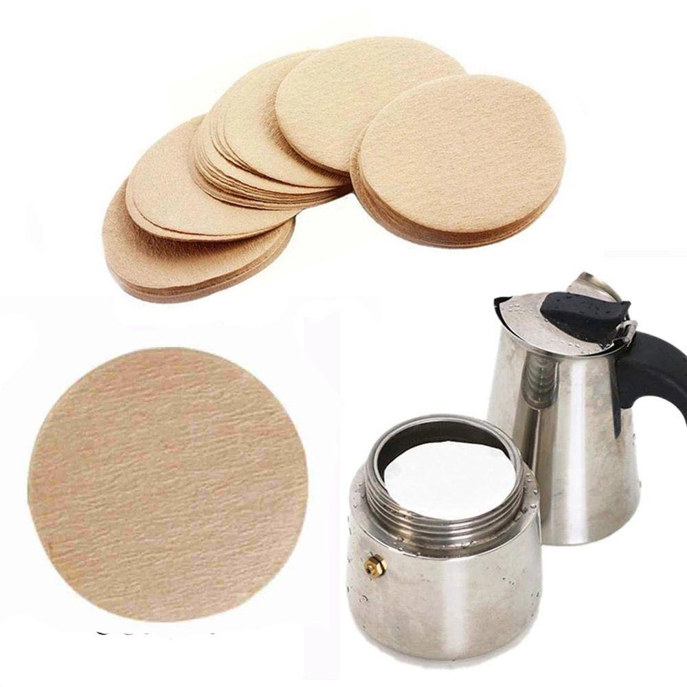Giấy lọc cà phê dalton 100 chiếc nhỏ giọt tròn moka pot dụng cụ lọc espresso